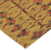 Orientaal tapijteontwerp - oranje geometrische bla korte tafelloper (Hoek)