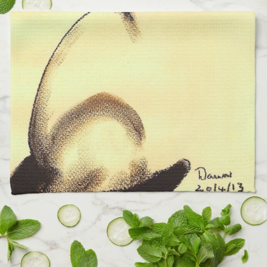 ORIENTAAL THEEDOEK (Gevouwen)