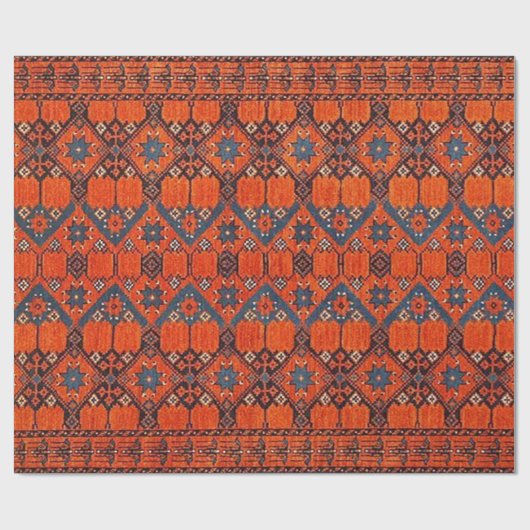 Orientaal Turks Perzisch Patroon Cadeaupapier (Vlak)