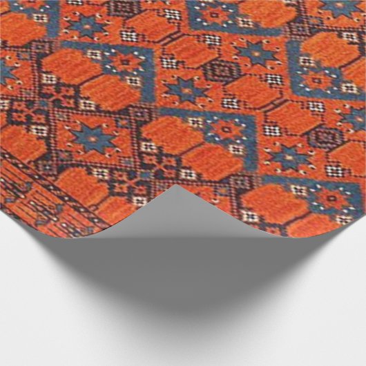 Orientaal Turks Perzisch Patroon Cadeaupapier (Hoek)