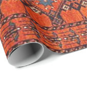 Orientaal Turks Perzisch Patroon Cadeaupapier (Rol Hoek)