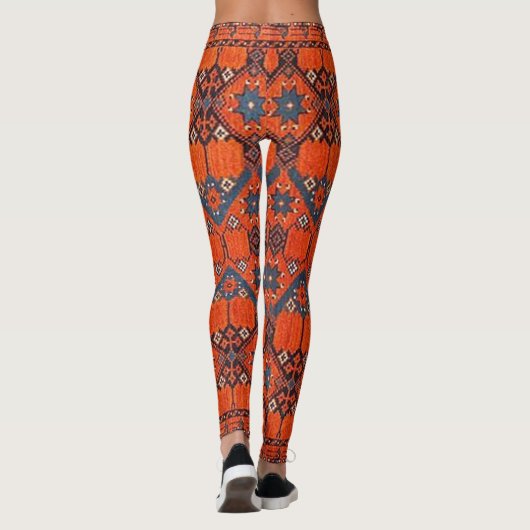 Orientaal Turks Perzisch Patroon Leggings (Achterkant)