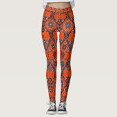 Orientaal Turks Perzisch Patroon Leggings (Voorkant)