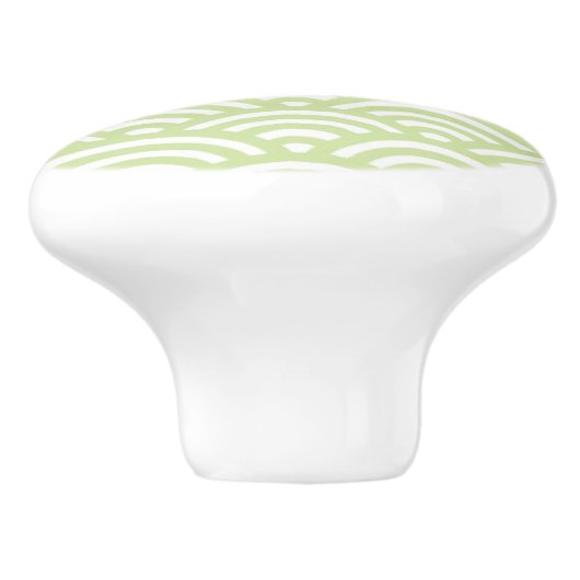 Oriëntaalgolflengte Keramische Knop (Zijkant)