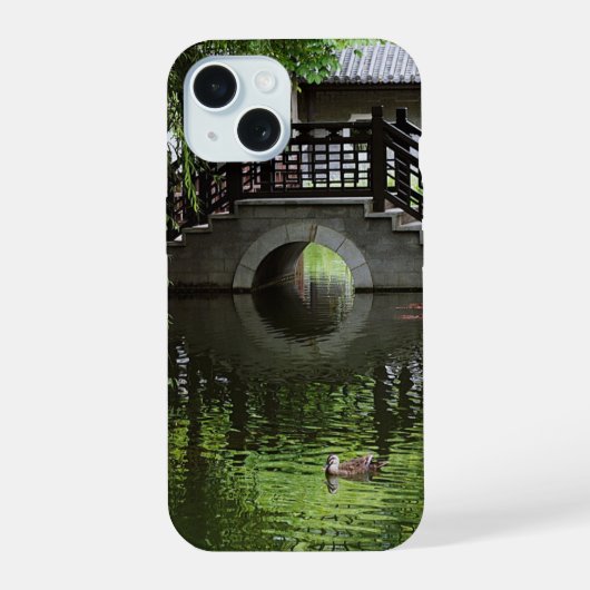 Oriëntaals iPhone 15 case (Achterkant)