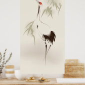 Oriëntaalschilderij, roodvolle kraan poster (Keuken)