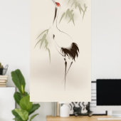 Oriëntaalschilderij, roodvolle kraan poster (Thuiskantoor)