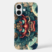 Oriëntaalse abstracte Oni demon geconfronteerd met Case-Mate iPhone Case (Achterkant)