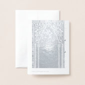 Oriëntaalse gebedskleed ontwerp - Iftar diner Folie Kaarten (Met envelop)