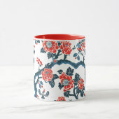 Oriëntaalse geïnspireerde Mok van bloemen- en pare (Midden)