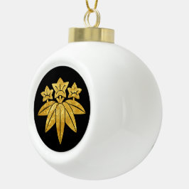 Oriëntaalse namaak gouden Kamakura Minamoto Japan  Keramische Bal Ornament
