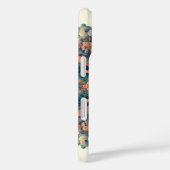 Oriëntaalse symmetrische abstracte Oni demon gezic Case-Mate iPhone Case (Achterkant / Rechts)