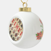 Oriëntaalse uitdrukking keramische bal ornament (Rechts)