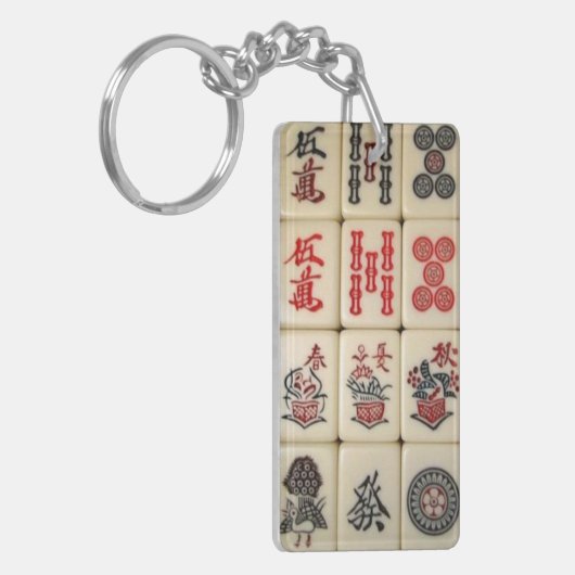 Oriëntaalse uitdrukking sleutelhanger (Voorkant Links)