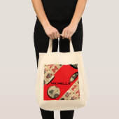 Oriëntaalse uitdrukking tote bag (Voorkant (product))
