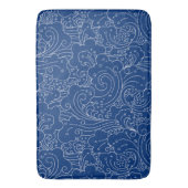 Oriental abstracte watergolven badmat (Voorkant Verticaal)