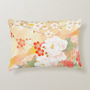Oriental Accent Japanse Floral Soft Colors Kussen