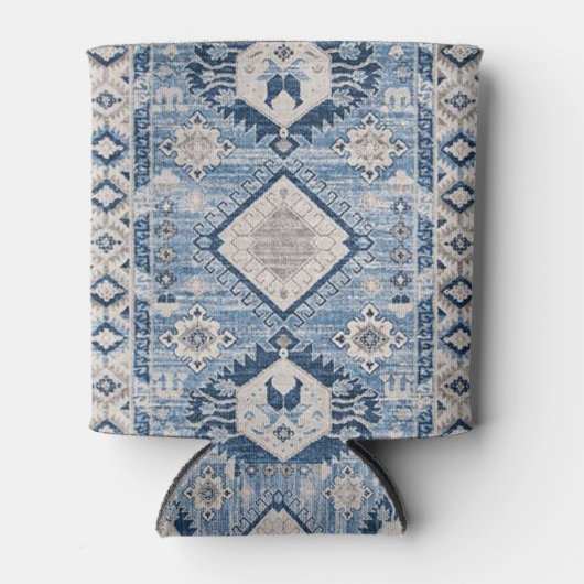 Oriental Antiek Blue Kilim Rug Blikjeskoeler (Voorkant)