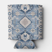 Oriental Antiek Blue Kilim Rug Blikjeskoeler (Achterkant)