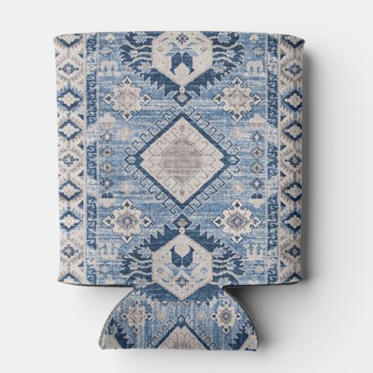 Oriental Antiek Blue Kilim Rug Blikjeskoeler (Achterkant)