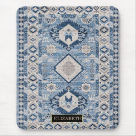Oriental Antiek Blue Kilim Rug Muismat