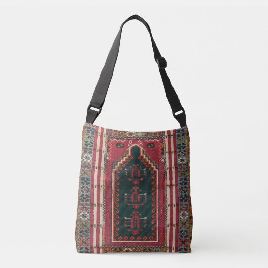 Oriental Antiek Kilim Rug Crossbody Tas (Voorkant)