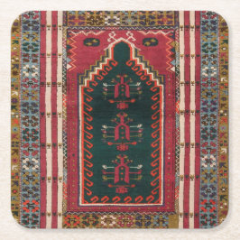 Oriental Antiek Kilim Rug Kartonnen Onderzetters