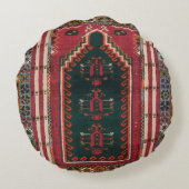 Oriental Antiek Kilim Rug Rond Kussen (Achterkant)