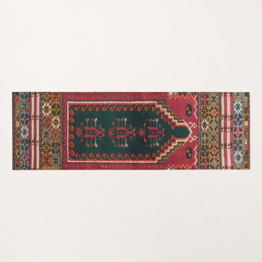 Oriental Antiek Kilim Rug Yogamat (Achterkant (horizontaal))