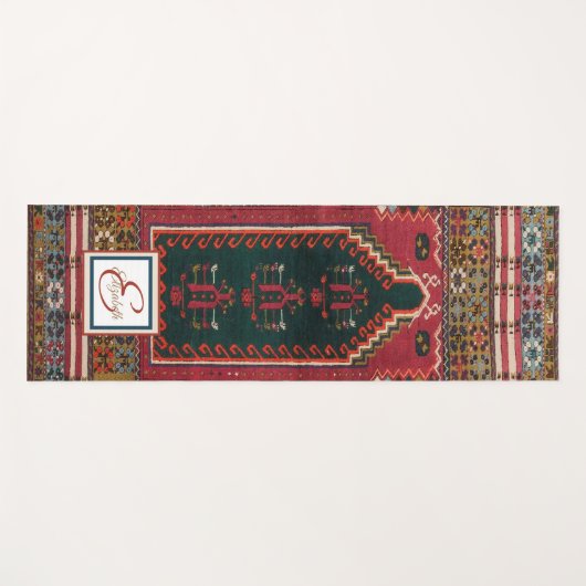 Oriental Antiek Kilim Rug Yogamat (Voorkant (horizontaal))