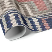 Oriental Antiek Red Kilim Rug Cadeaupapier (Rol Hoek)