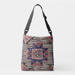 Oriental Antiek Red Kilim Rug Crossbody Tas
