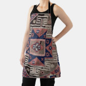 Oriental Antiek Red Kilim Rug Schort (Insitu)