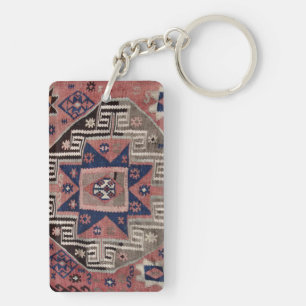 Oriental Antiek Red Kilim Rug Sleutelhanger