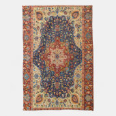 Oriental Antiek Turkis Carpet Pattern Theedoek (Verticaal)