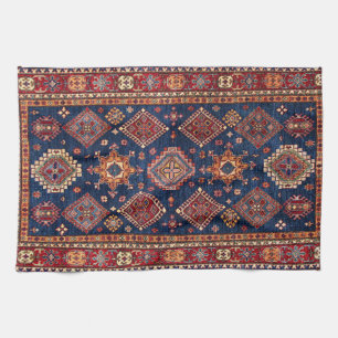 Oriental Antiek Turkis Rug Pattern Theedoek
