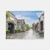 Oriental Architecture fleece deken (Voorkant (Horizontaal))