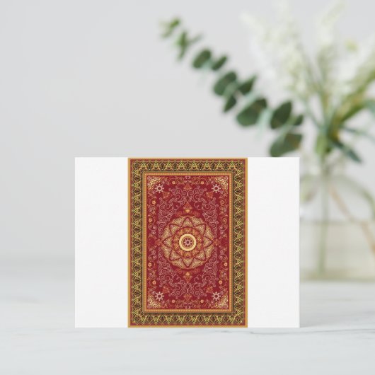 Oriental Art Briefkaart (Staand voorkant)