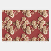 Oriental Art Deco Florals | Chinese New Year Inpakpapier Vel (Voorkant 3)
