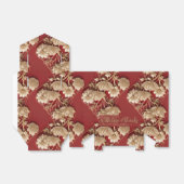 Oriental Art Deco Florals | Custom Bedankdoosjes (Uitgevouwen)