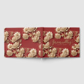 Oriental Art Deco Florals | Custom Wedding Gastenboek (Volledig)