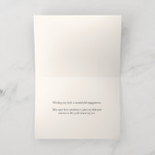 Oriental Art Deco Florals | Double Happiness Folie Wenskaart (Binnenlaag)