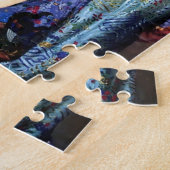 Oriental Art Woman Paintng Legpuzzel (Zijkant)