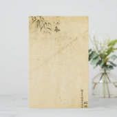 Oriental Bamboo Briefpapier (Staand voorkant)