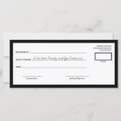 Oriental Bamboo leest Zen Spa Cadeaucertificaat (Achterkant)