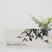 Oriental Bamboo leest Zen Spa Cadeaucertificaat (Staand voorkant)