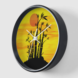 Oriental Bamboo Sunset