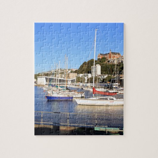 Oriental bay jachten legpuzzel (Verticaal)