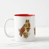 Oriental Bay Owl Tweekleurige Koffiemok (Links)