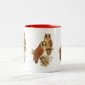 Oriental Bay Owl Tweekleurige Koffiemok (Center)